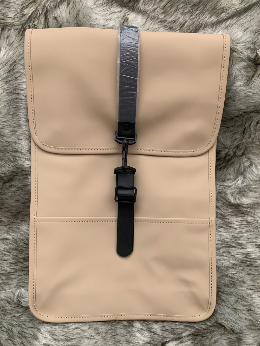 NWT RAINS Waterproof MINI Backpack in Sand